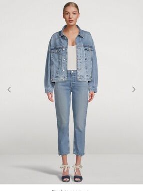 Agolde High-rise Riley Straight - leg jeans